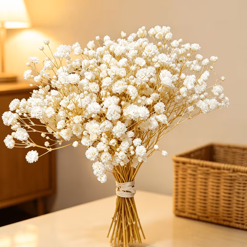 NARROW WHITE VASE